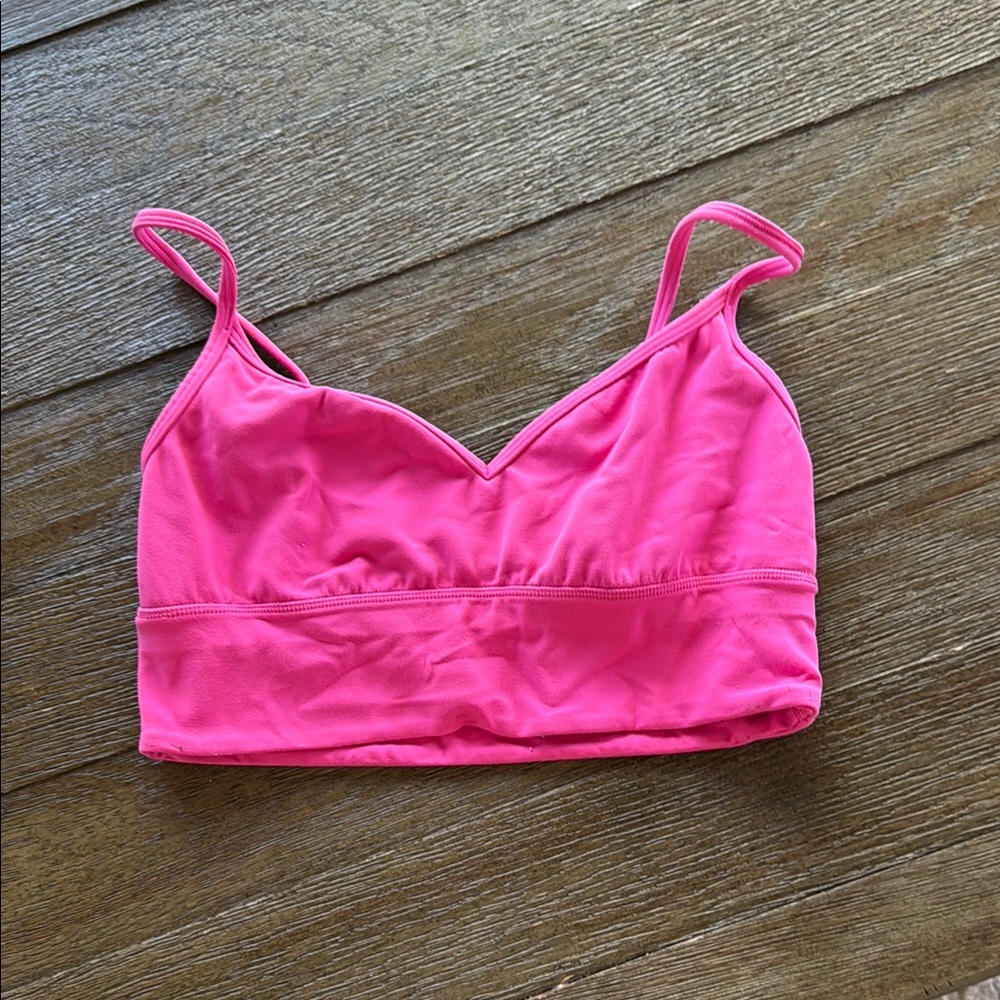 Lululemon Athletica Hot Pink Sports Bra